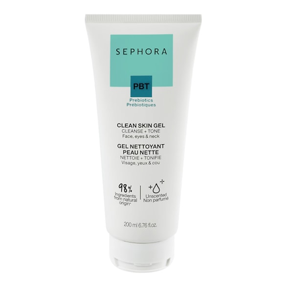 Clean skin gel - Unscented face cleanser with prebiotics, Sephora Collection